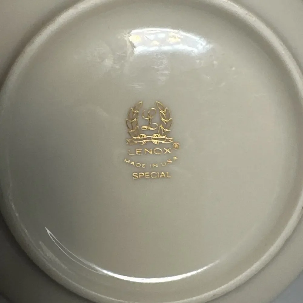 VTG Lenox Special Child’s 3 pc dinnerware set boy rocking horse bowl plate cup